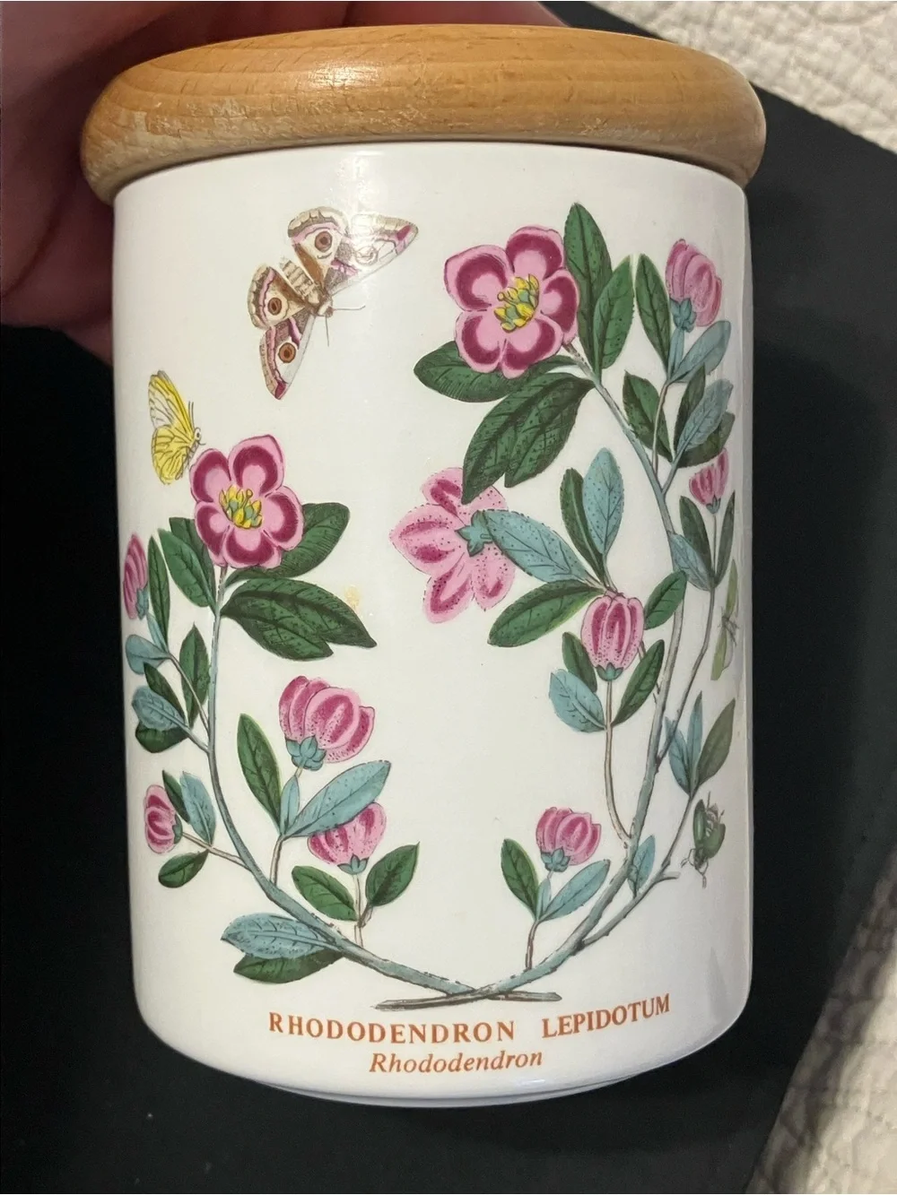 5 Portmeirion Botanic Garden Kitchen Storage Jars Canisters Lids Old Mark